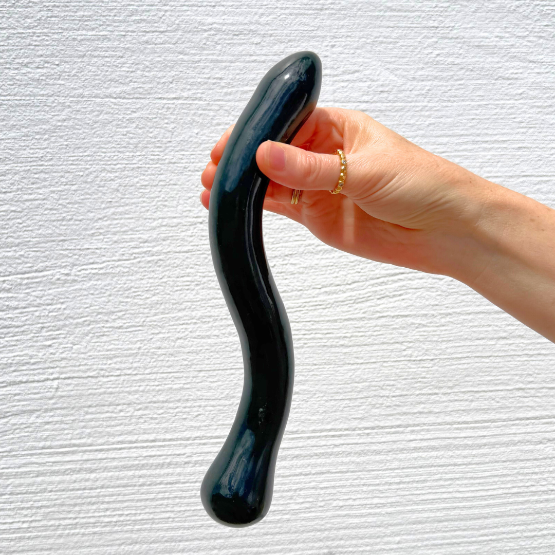 The Crystal Serpent Dildo Nephrite Jade