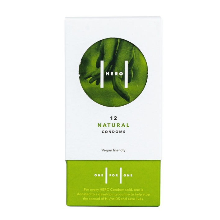HERO Condoms – NATURAL 12 PACK