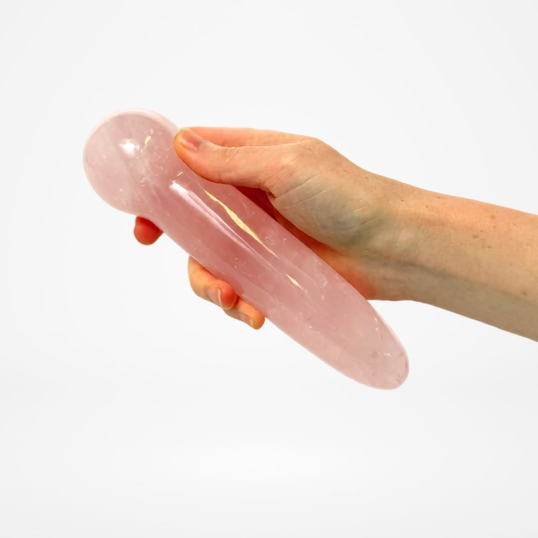 The Monroe Rose Quartz Pleasure Wand