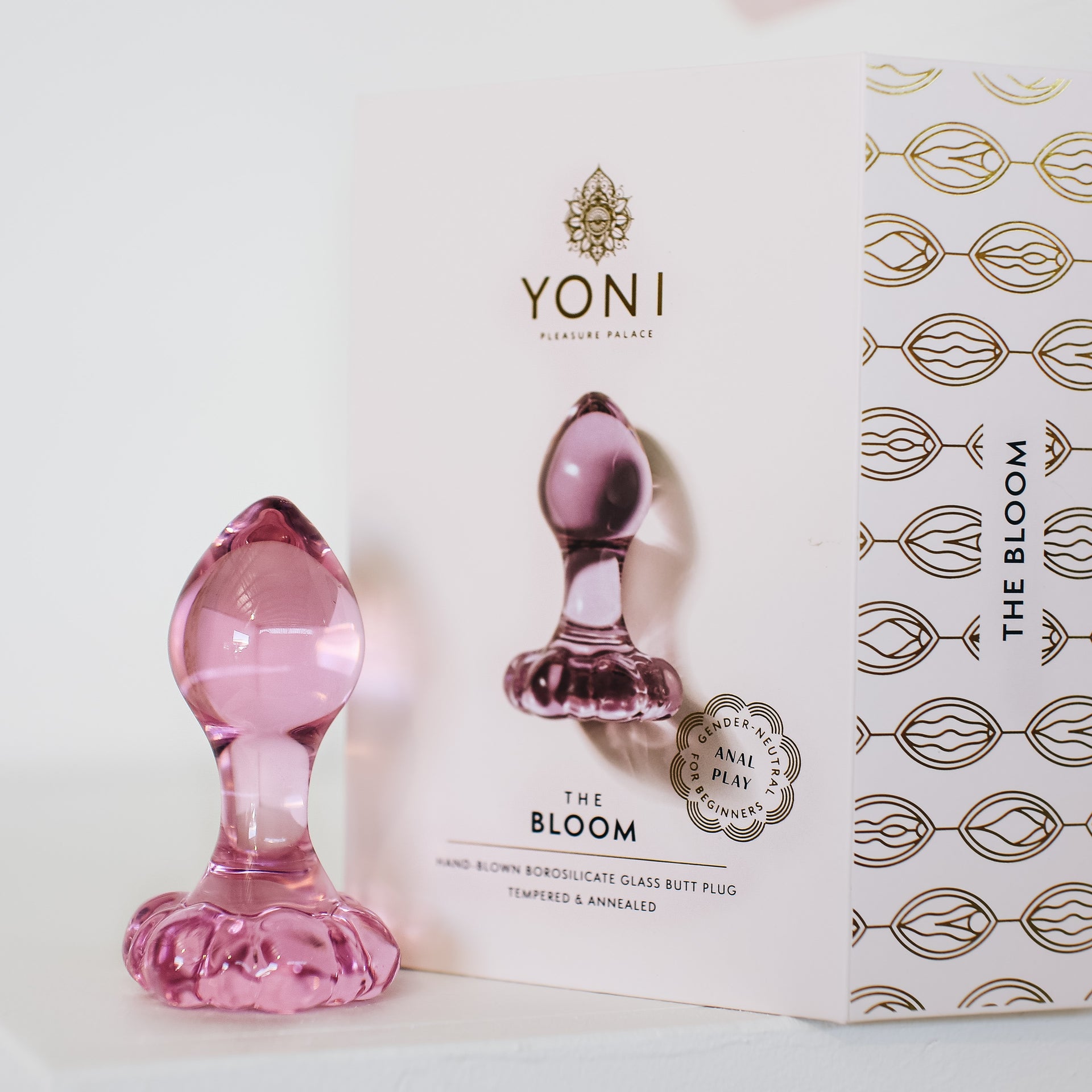 The Bloom - The Beginners Glass Butt Plug Yoni Pleasure Palace The Bloom - The Beginners Glass Butt Plug Yoni Pleasure Palace