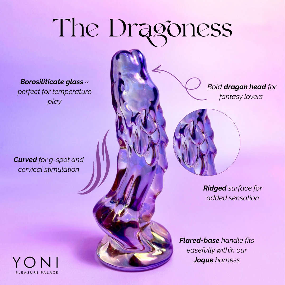 The Dragoness  Glass pleasure wand