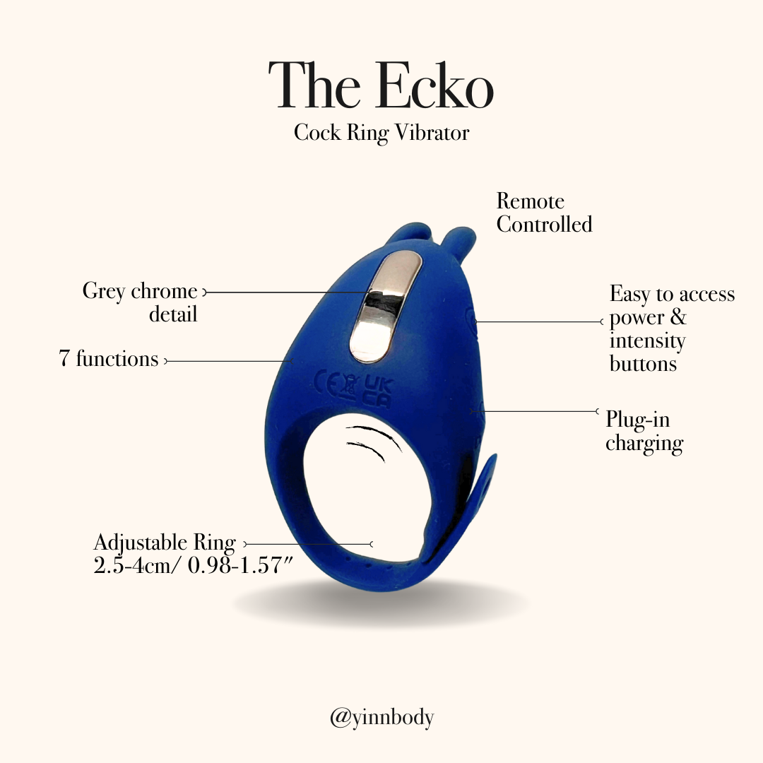 The Ecko - Couples Adjustable Cock Ring Vibrator