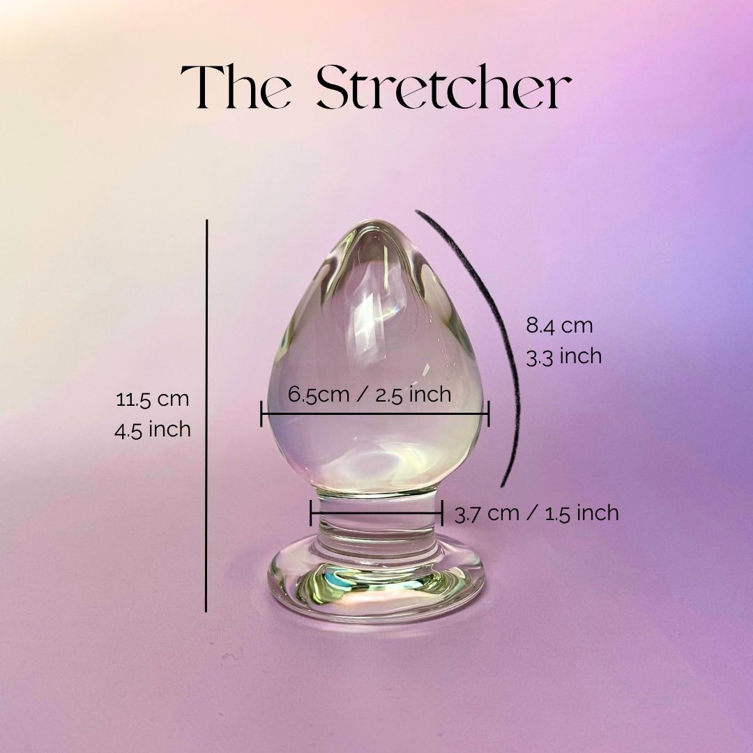 The Stretcher Glass Anal Plug