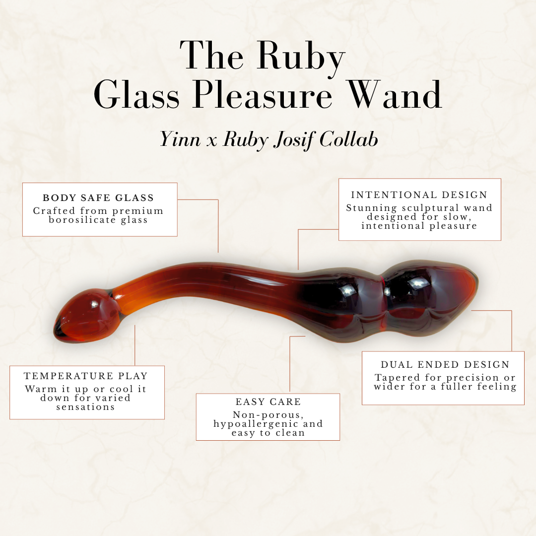 The Ruby - Glass Wand by Yinn x Ruby Josif