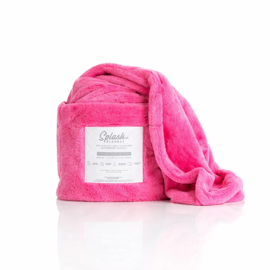 Furlush Waterproof Splash Blanket™ - Sassy Pink