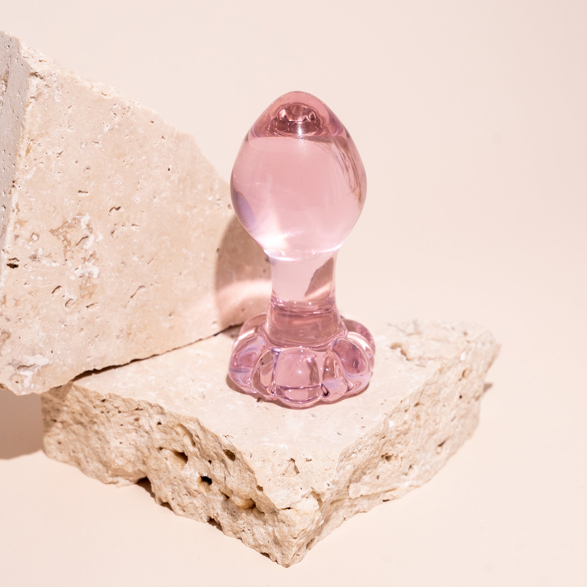 The Bloom - The Beginners Glass Butt Plug  Yoni Pleasure Palace